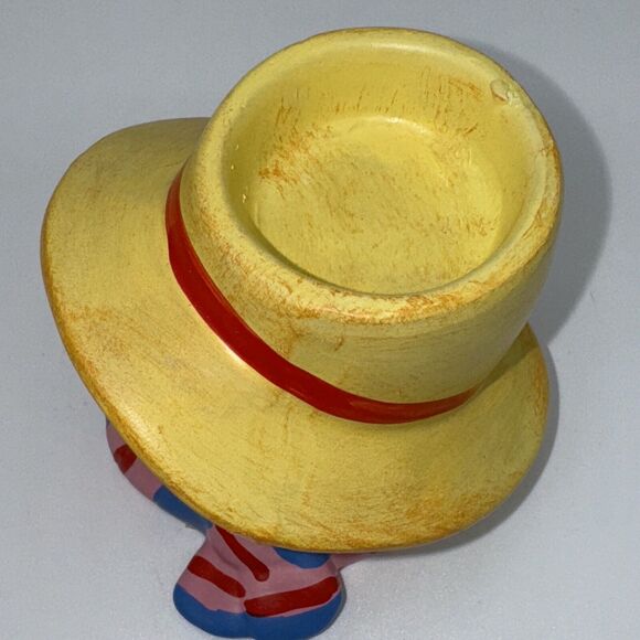 2 Piece Susan Winget Christmas Beach Ceramic Snowman Candle Holders CHRISTMAS - Picture 8 of 15